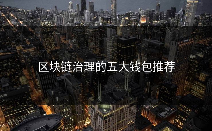 区块链治理的五大钱包推荐